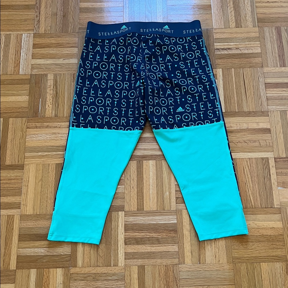 ADIDAS BY STELLA MCCARTNEY STELLA SPORT Cropped Hoodie & Running Tights Set L - Picture 15 of 16